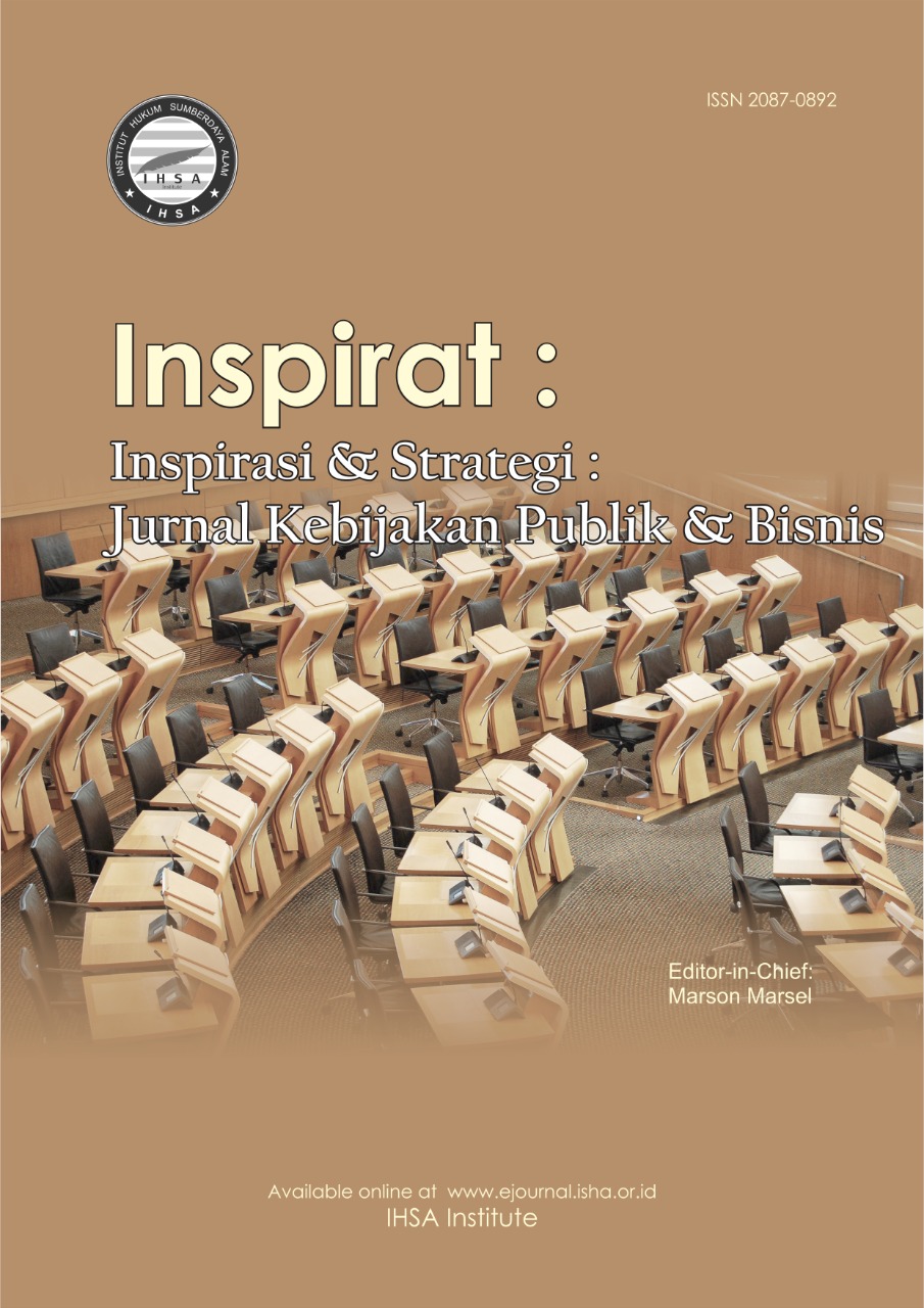 					View Vol. 16 No. 2 (2026): January: Kebijakan Publik & Bisnis
				